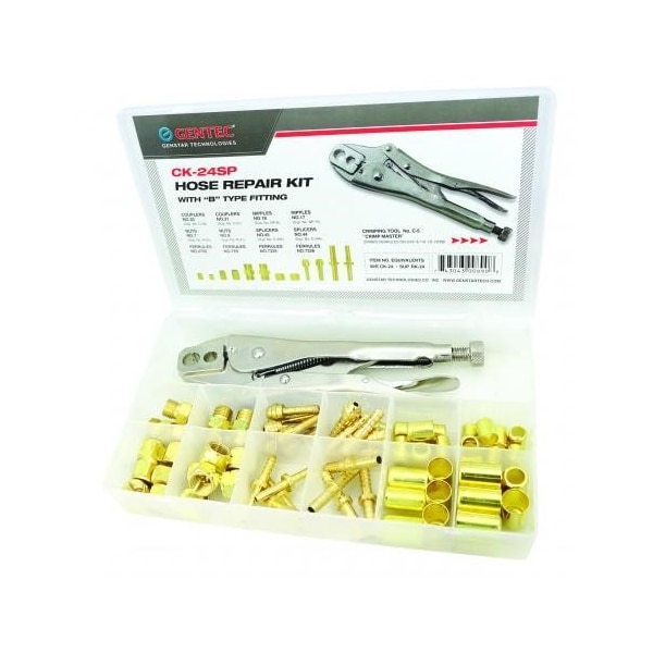 Gentec HOSE REPAIR KITS, Hose Repair Kit, in. Bin. Fittings w/ C-5 CK-24SP - main